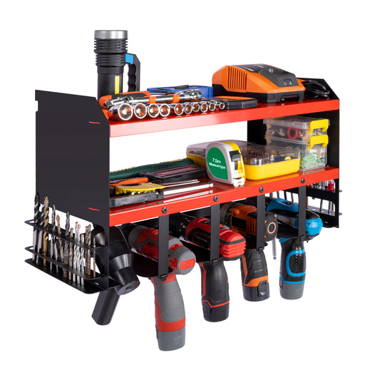 Drill Depot – Heavy Duty Power Tool Organizer & Wall Shelf